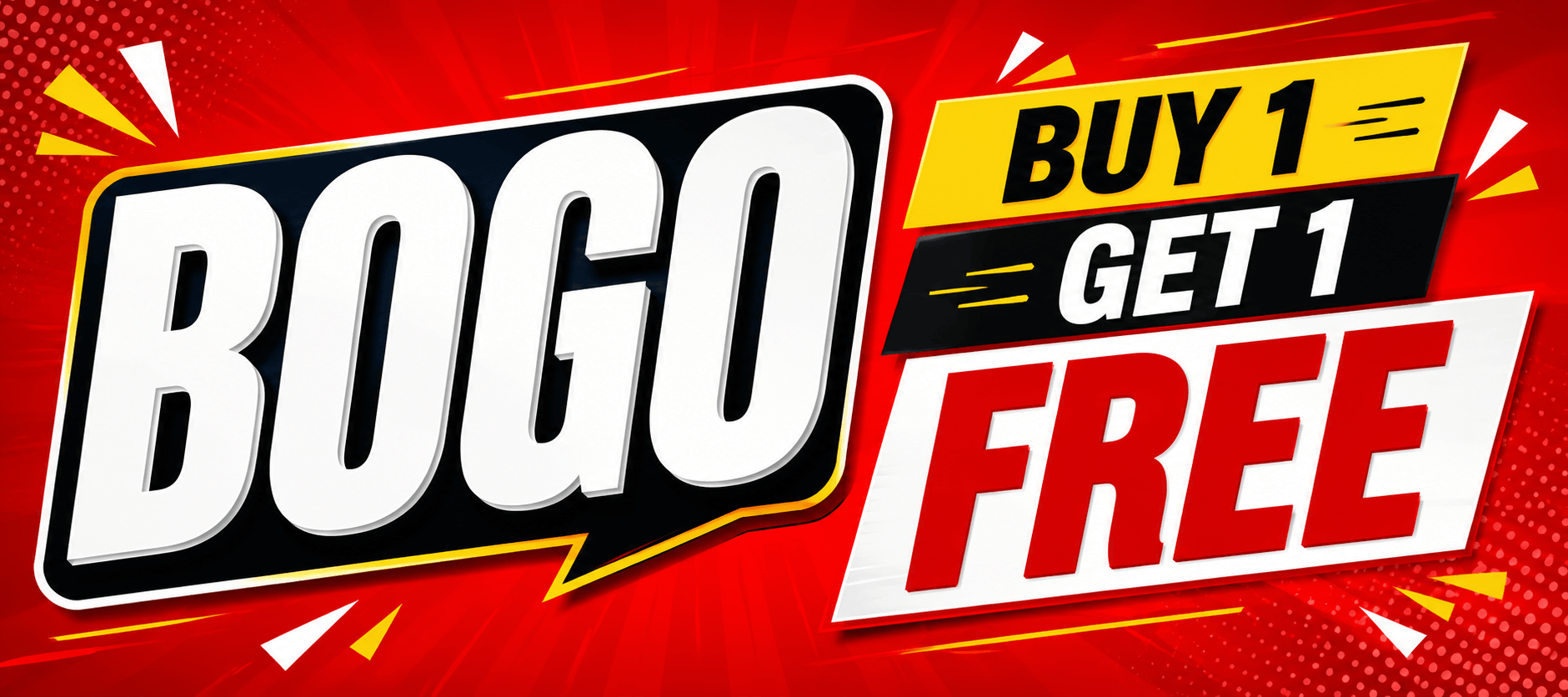 BOGO Deal – Buy 1 Get 1 FREE