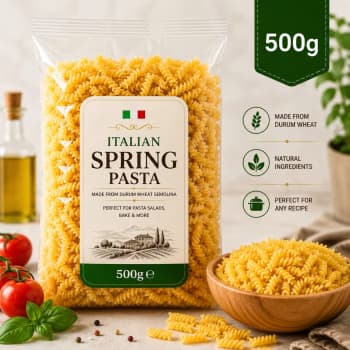 Spiral Macroni Spring Pasta 500g
