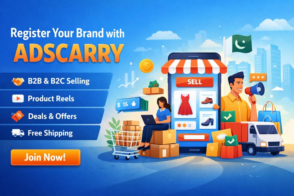 Register Your Brand with Adscarry – Sell Online Across Pakistan